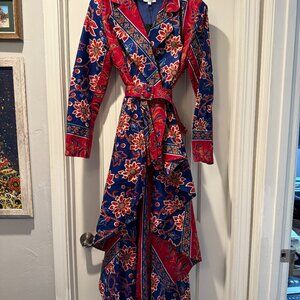 Gorgeous Rahyma High-Low Wrap Dress Jacket NWT